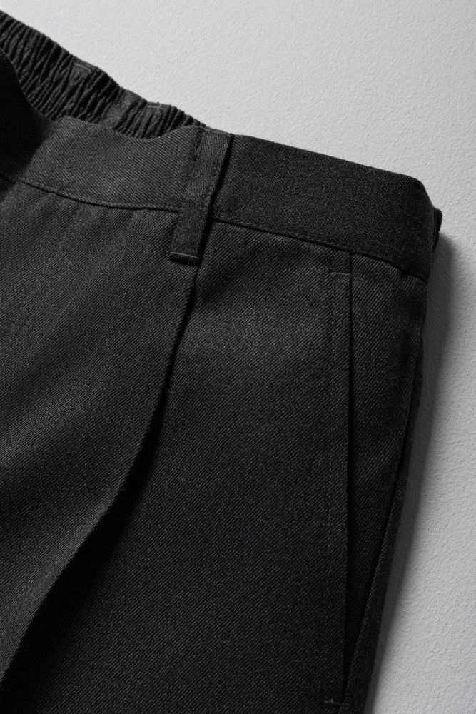 Boys School Shorts Grey