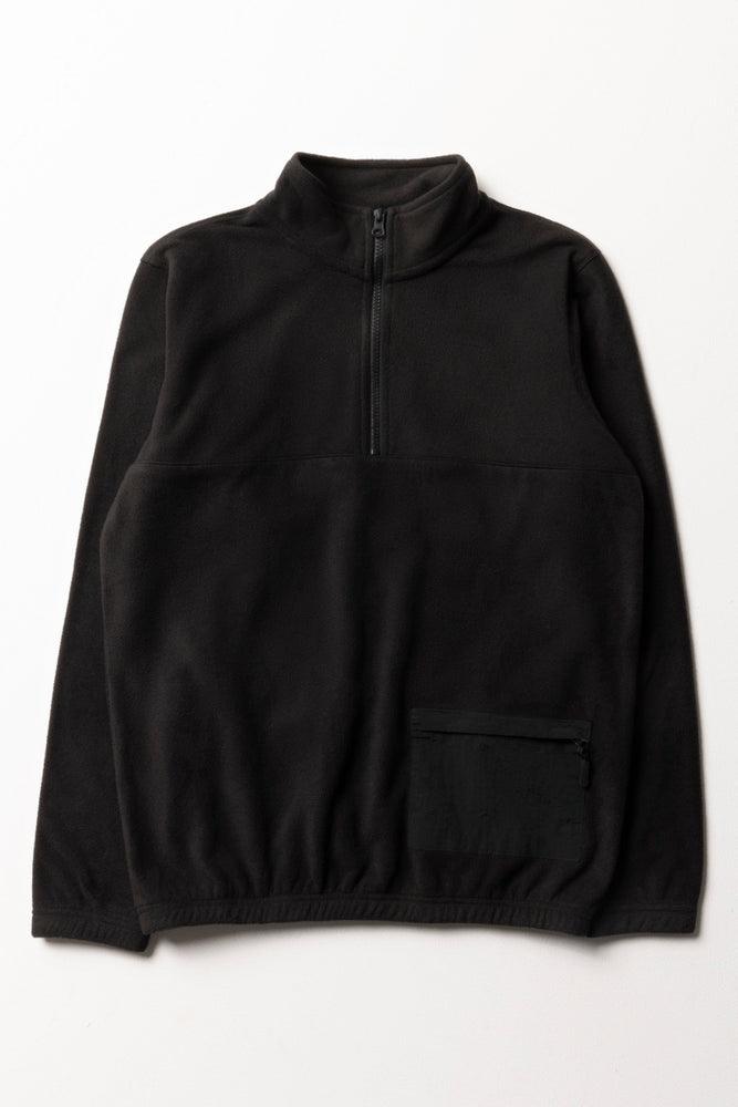 Quarter Zip Tracktop Black