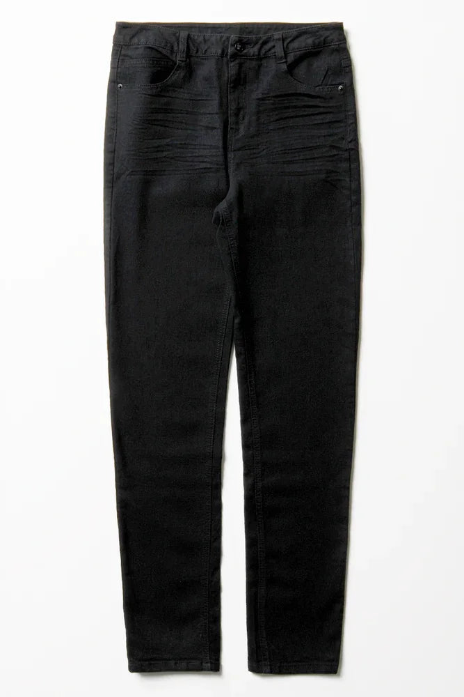 Skinny Denim Jeans Black (4)