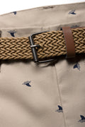 Belted Chino Shorts Natural (1)