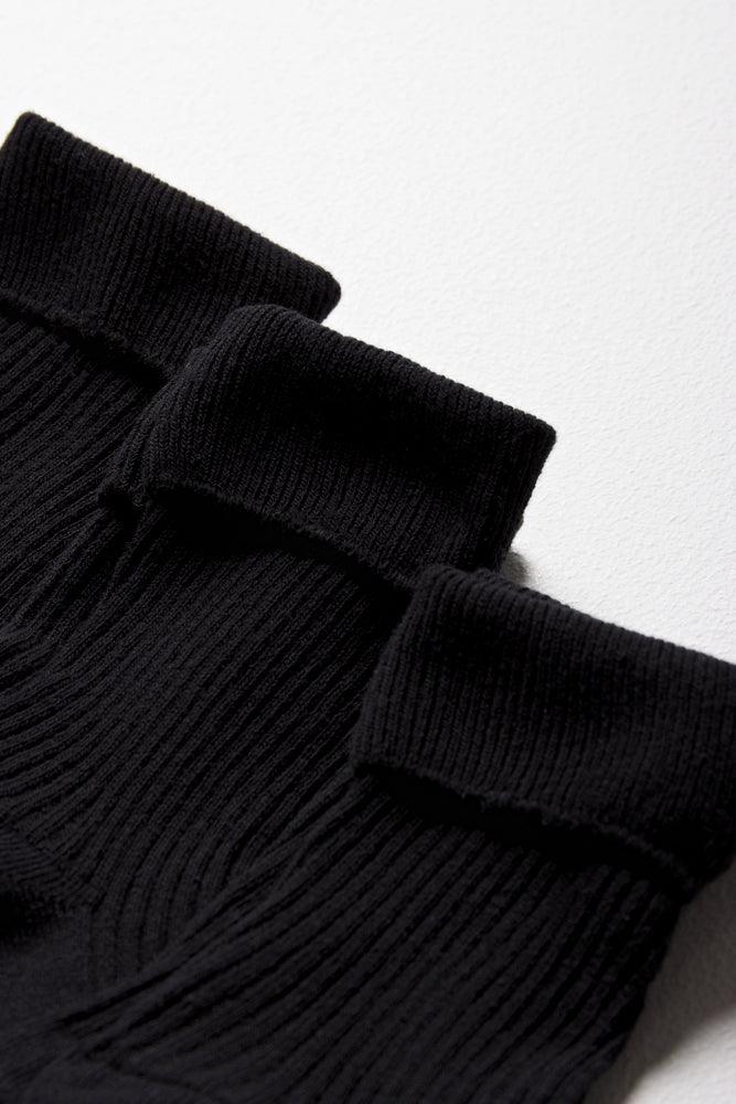 3 Pack Anklet Socks Black