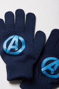 Avengers Beanie & Gloves Set Navy (2)