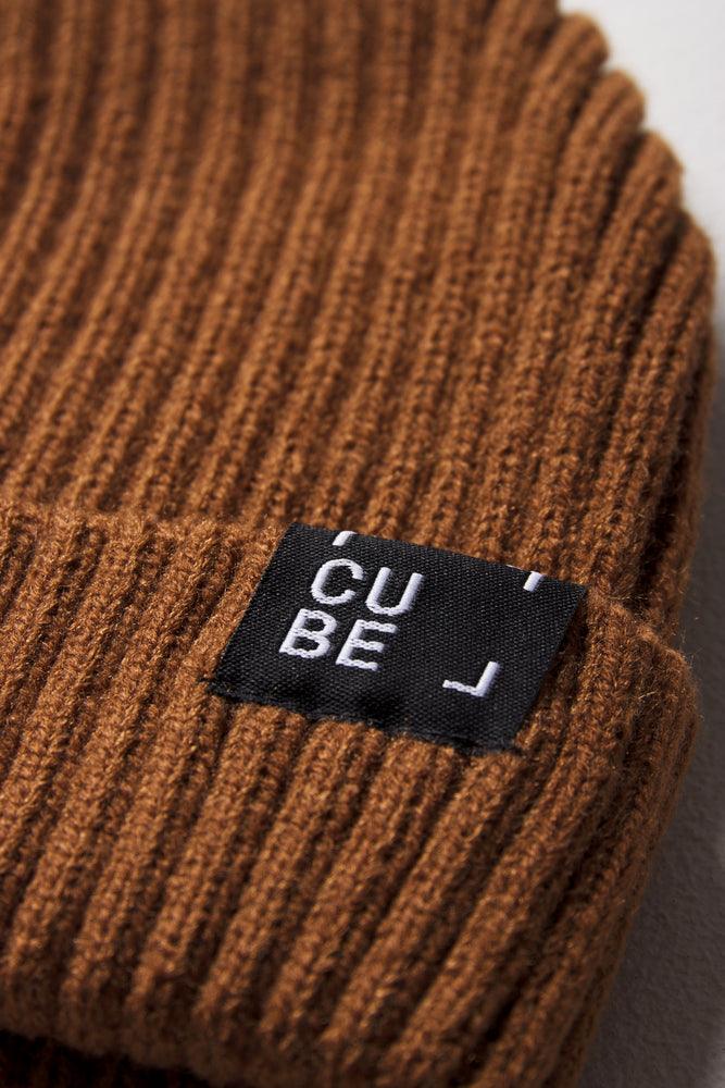 Rib Beanie Brown