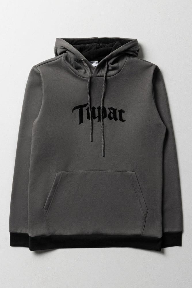 Tupac Hoodie Dark Grey