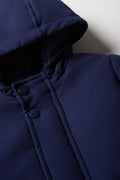 Hooded Parka Jacket Navy (1)