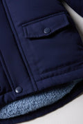 Hooded Parka Jacket Navy (2)