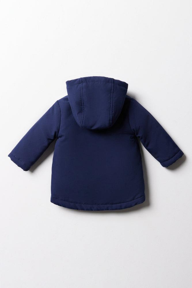 Hooded Parka Jacket Navy (3)