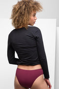 3 Pack Brazilian Panties Burgundy,Pink & Nude (2)