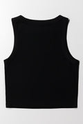 Rib Vest Black (2)