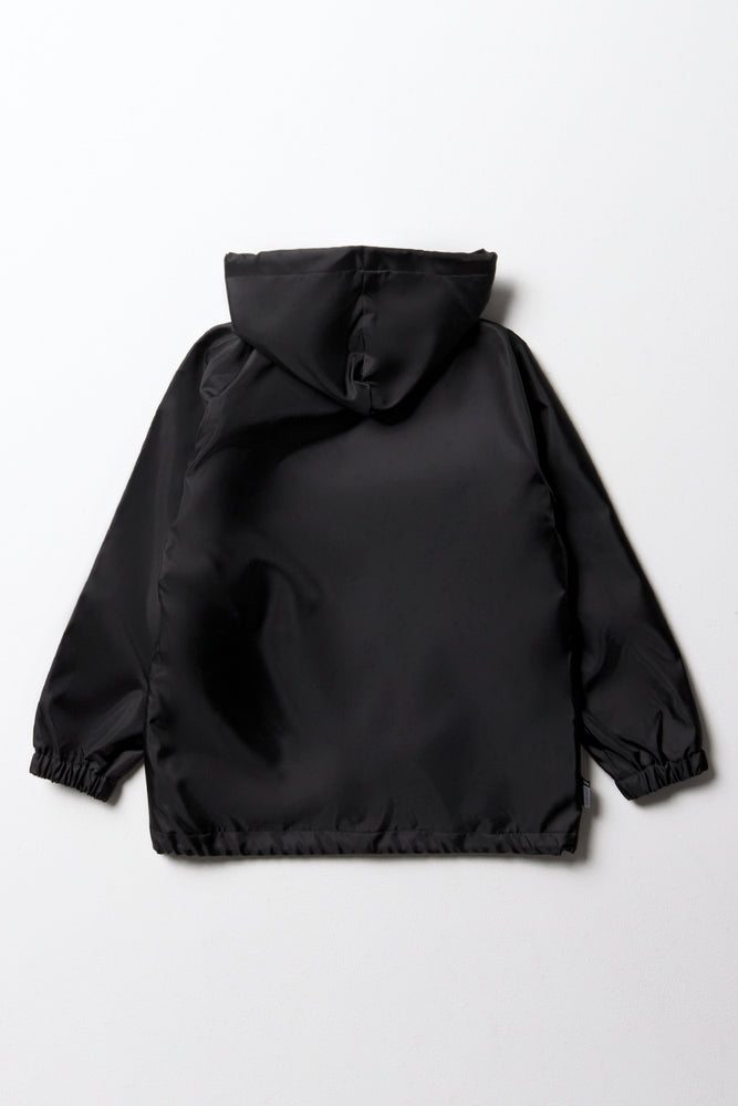 UNISEX RAIN JACKET BLACK PRIMARY (4)