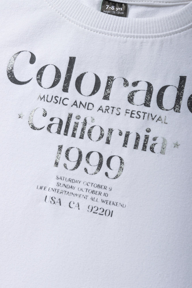 Colorado Short Sleeve T-Shirt White (1)