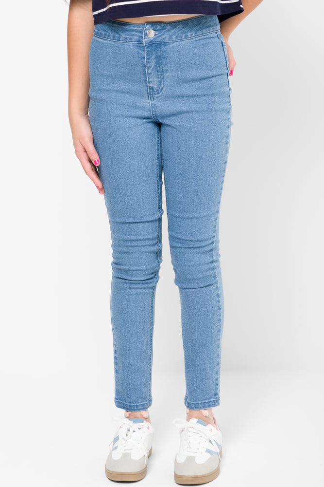 Tube Denim Jeans Blue