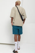 Textured Swim Shorts Teal (3)