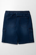 Cargo Denim Shorts Blue (3)