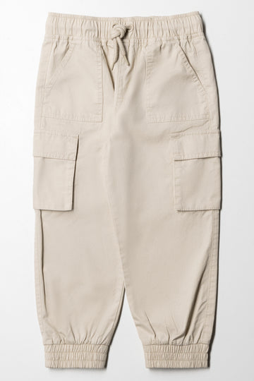 Cargo Jogger Pants Natural