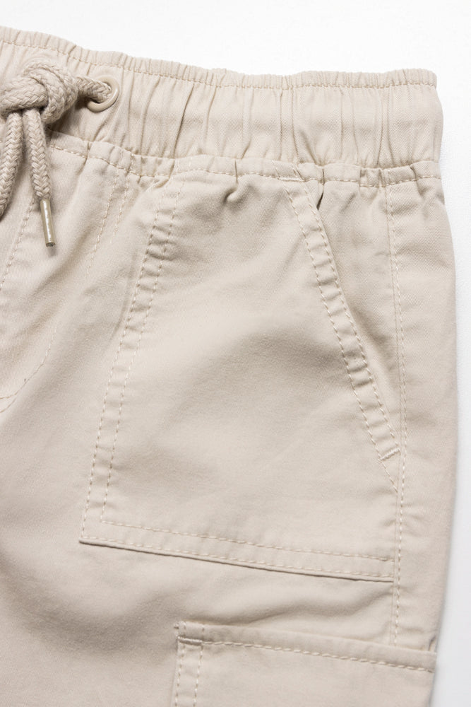 Cargo Jogger Pants Natural