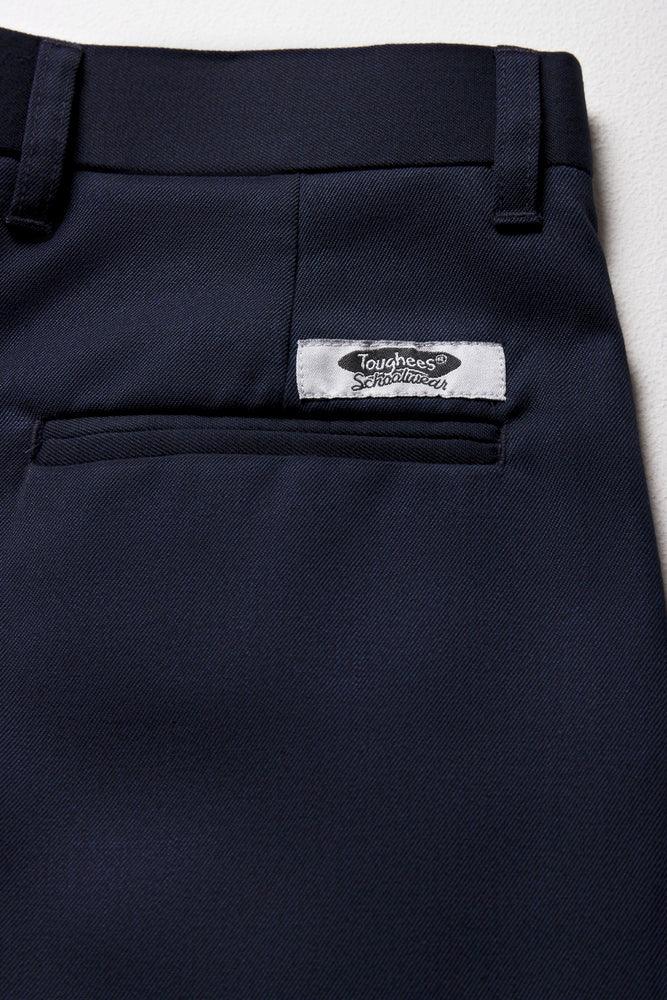 Boys  School Turn Up Pants Navy Toughees