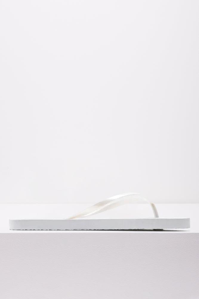 Plain Flip Flop White