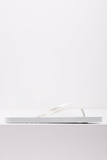 Plain Flip Flop White