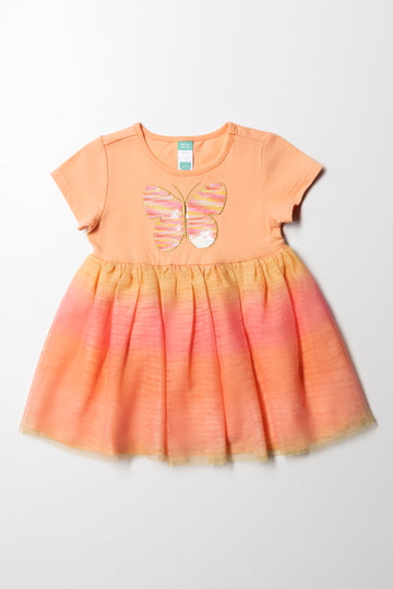 Tg Party Dress Peach