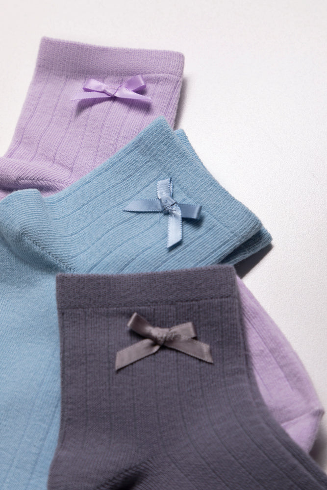 3 Pack socks mid calf assorted