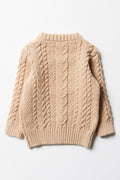 Cable Crew Neck Jersey Natural (2)