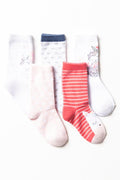 5 Pack Unicorn Anklet Socks Multi