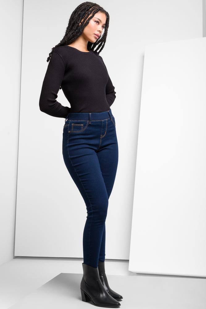 Pull On Jeggings Dark Blue