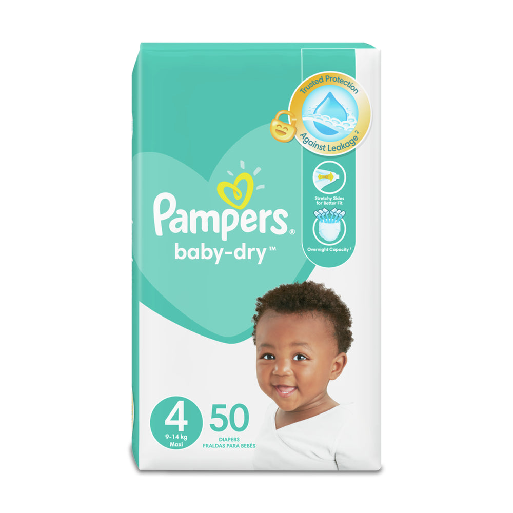 PAMPERS NAPPIES VP SIZE 4 MAXI 50