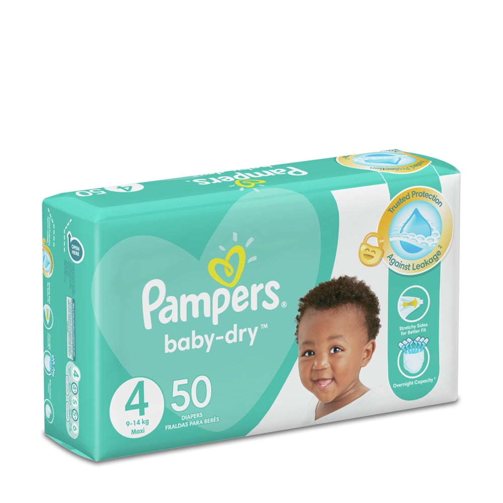 PAMPERS NAPPIES VP SIZE 4 MAXI 50
