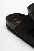 Double Strap Sandal Black (3)