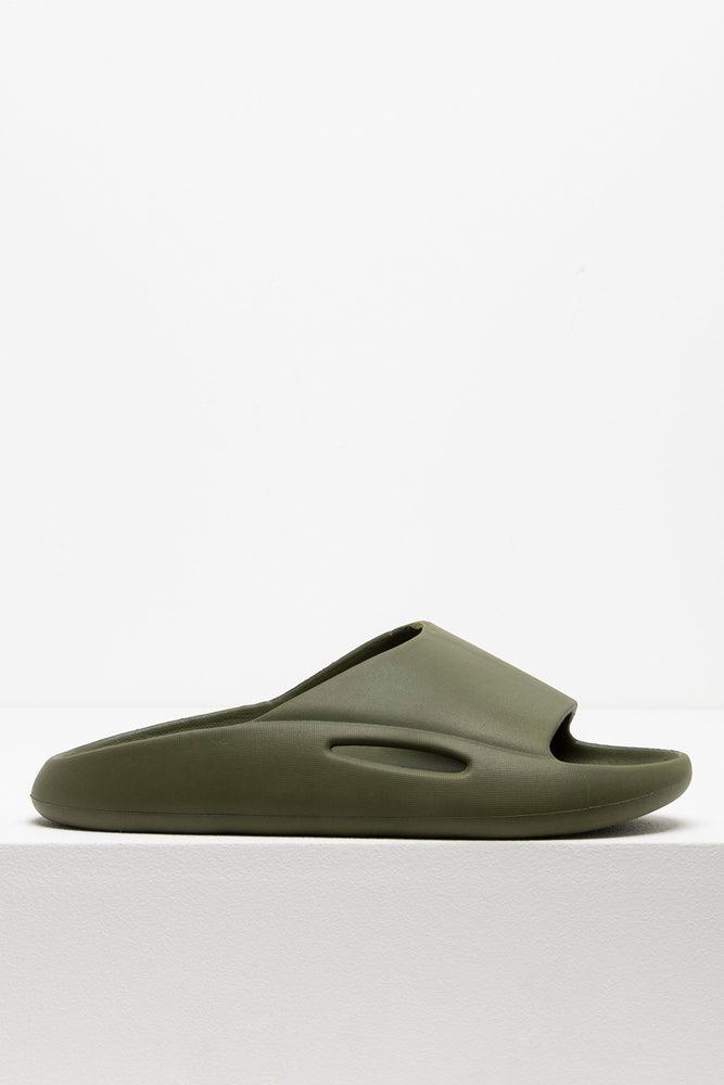 Moulded Slide Olive Green