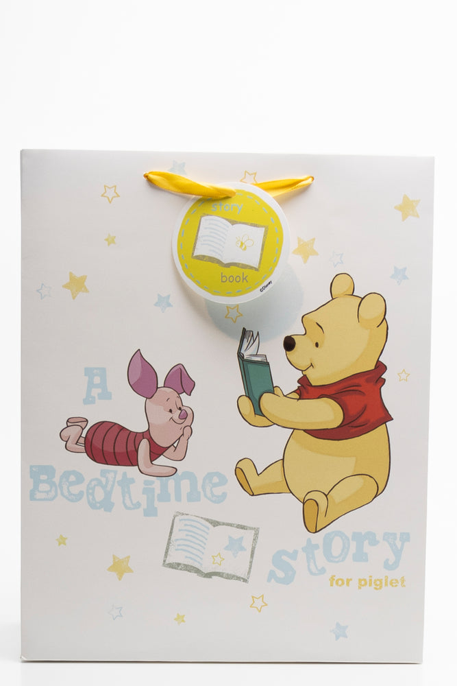 Winnie The Pooh Gift Bag White