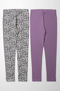 2 Pack Legging Mulberry And Black Daisy (2)