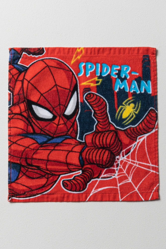 Spider-Man Face Cloth Red