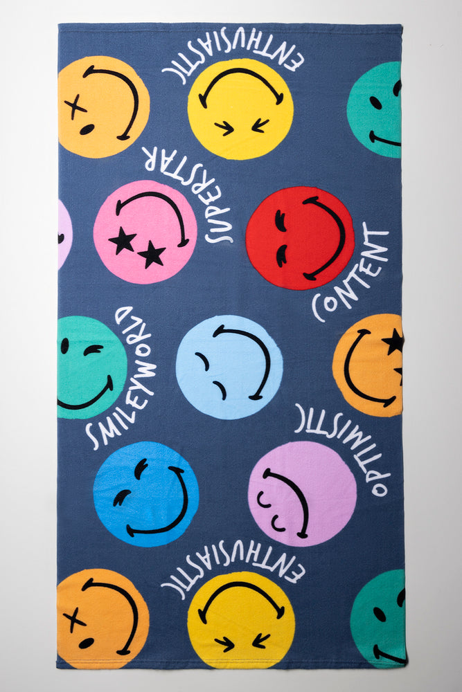 Smiley Beach Towel Multi