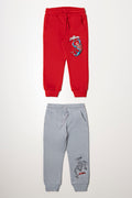 Spider-Man 2 Pack Trackpants Red And Grey