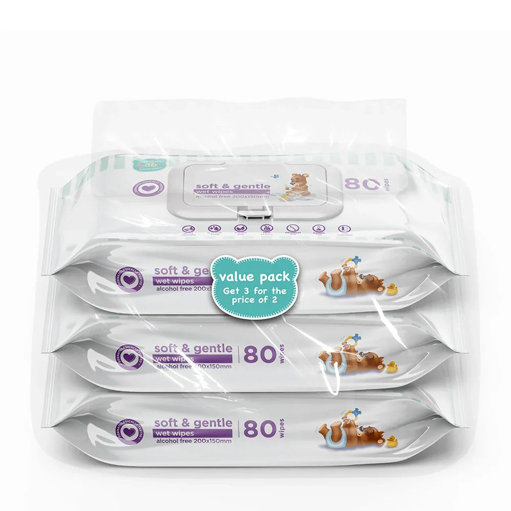 3 Pack ABC Wet Wipes 80 (1)