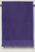 Fringed Guest Towel Purple (1)