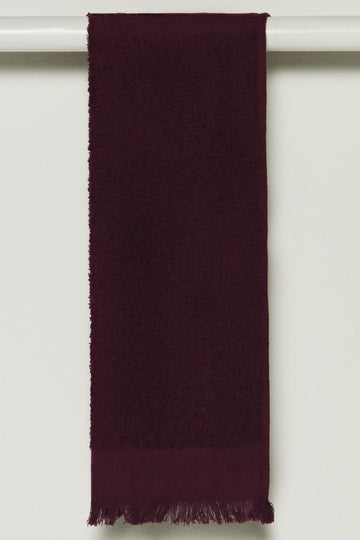 Fringed Guest Towel Grape