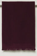 Fringed Guest Towel Grape (1)