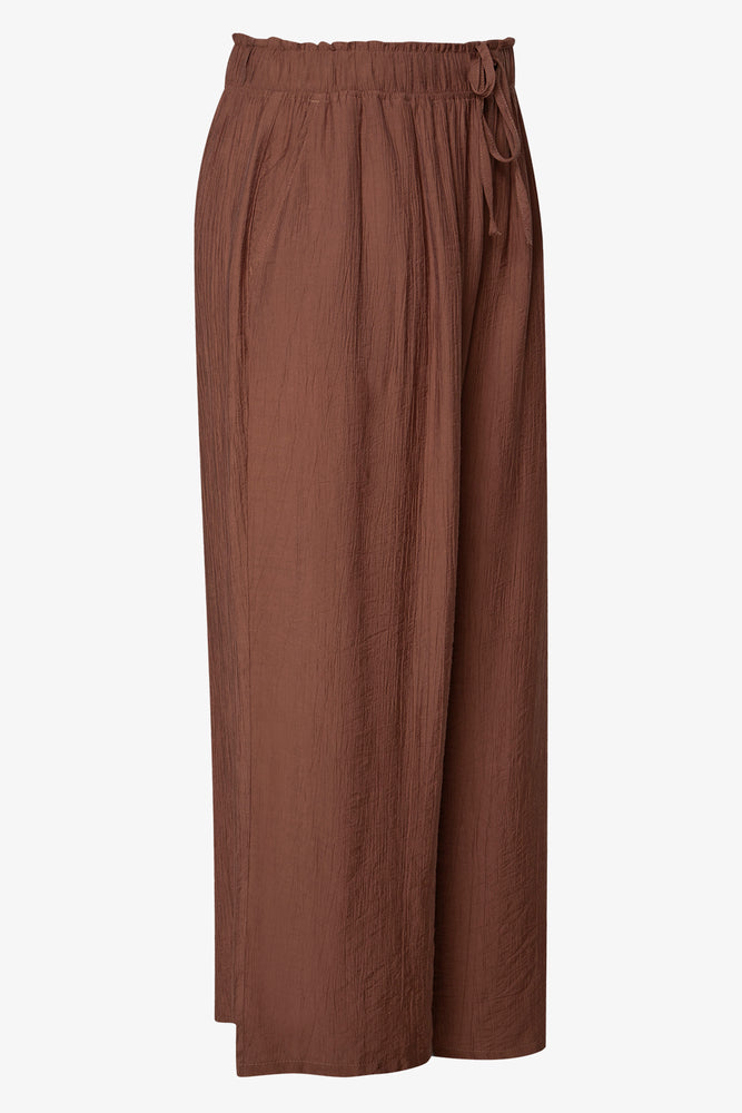 Crinkle Pants Brown (1)