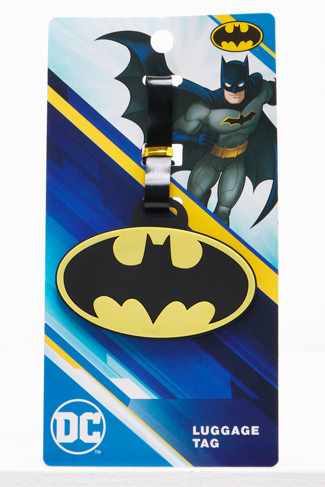 Batman Luggage Tag Yellow