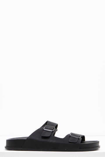 Double Band Sandal Black