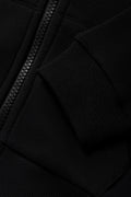 Zip Through Tracksuit Black (2)