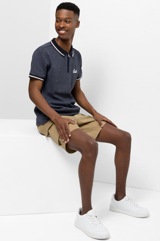 Short Sleeve Golfer Navy