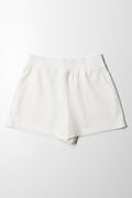 Pull On Shorts White Alyssum