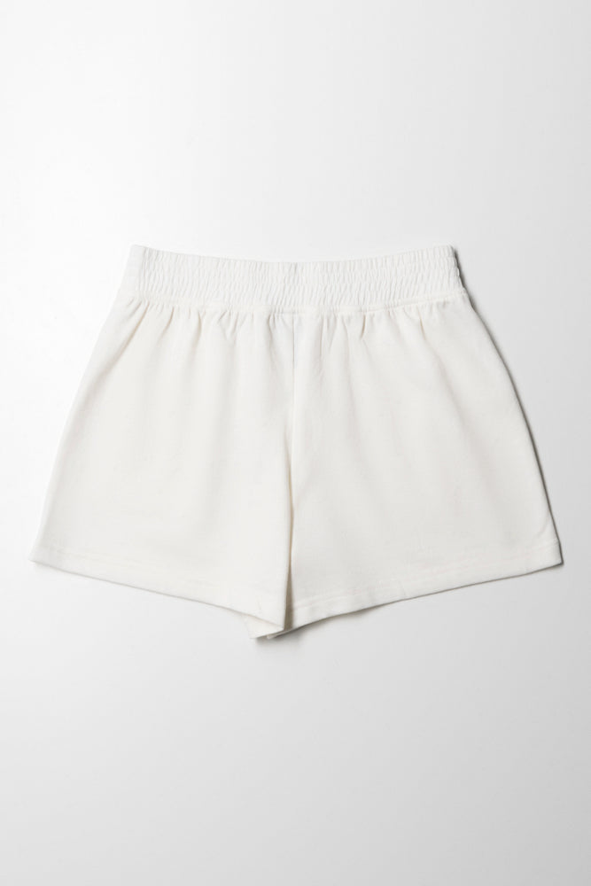 Pull On Shorts White Alyssum (2)