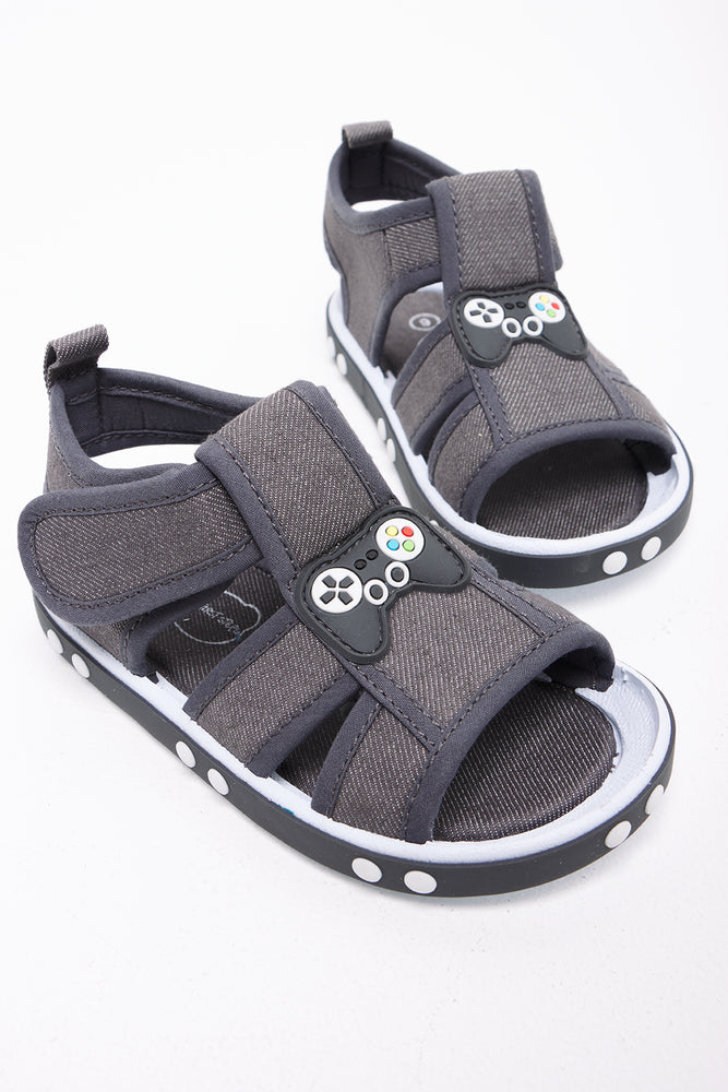 Game Denim Sandal Grey