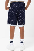 Belted Chino Shorts Navy (2)